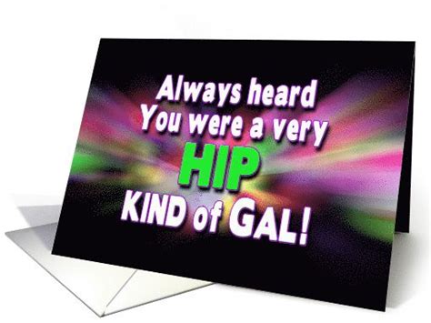 Get Well Hip Surgery Colorful Rays Female Card Feel Better