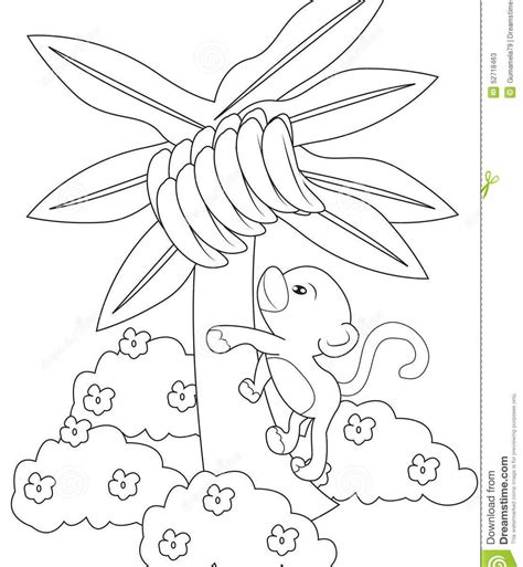 Tree coloring pages feature various types of trees and plants which help kids … Banana Tree Coloring Page at GetColorings.com | Free ...