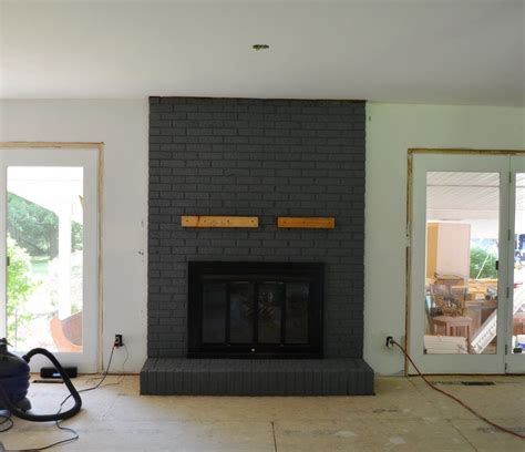 Before you start with the painting job, it is necessary that you protect the immediate sections of the room, and these include the floor and walls and other fixtures that may be affected by overspray and drips. How to Paint Brick Fireplace in Your House : After Paint ...