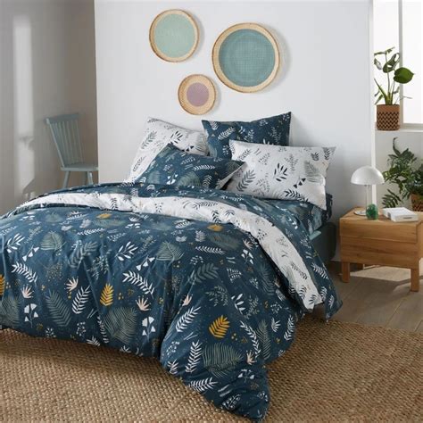 1 personne • 200 x 200 cm : Housse de couette percale coton, Suzanne | Housse de ...