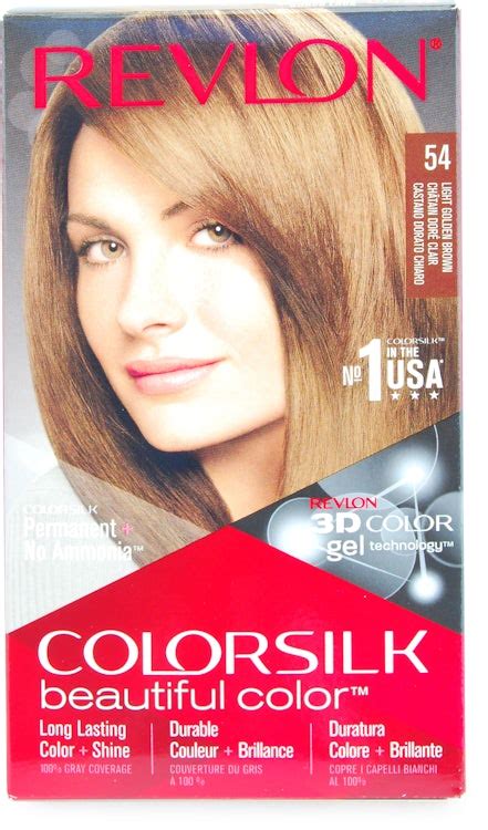 Revlon Colorsilk Permanent Hair Colour Light Golden Brown Medino