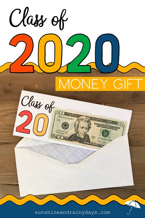 Class Of 2020 Printable Card Pdf Sunshine And Rainy Days