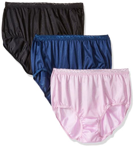 Buy Womens Nylon Brief Panty Multi Packs Colors May Vary Online At