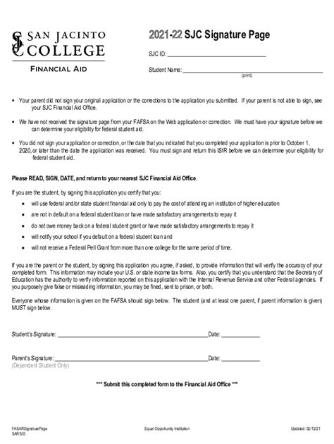 Who Needs To Sign When I Correct My Fafsa Formfederal Fill And Sign Printable Template