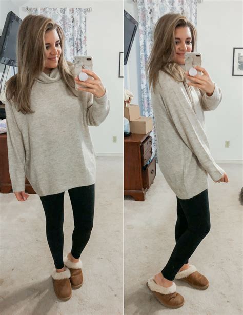 Best Long Sweaters For Leggings Outfits By Lauren M