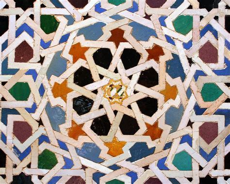 Alhambra Tile Islamic Design Pattern Islamic Patterns Arabic