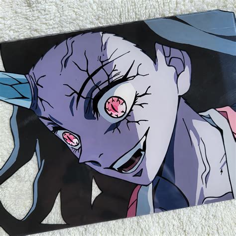 Anime Glass Painting Nezuko Demon Slayer