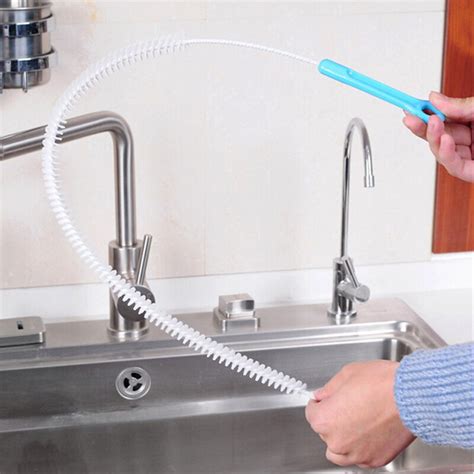 The sink is often known to get clogged by undissolved food particles or vegetables, discarded pieces of fruit etc. 71cm Flexible Sink Overflow Drain Unblocker Clean Brush ...