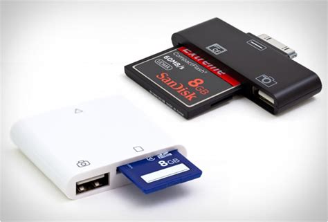 Recently i bought a new ipad 4 and a lightning to sd card reader from apple specifically for the ipad. Ipad Cf And Sd Card Readers