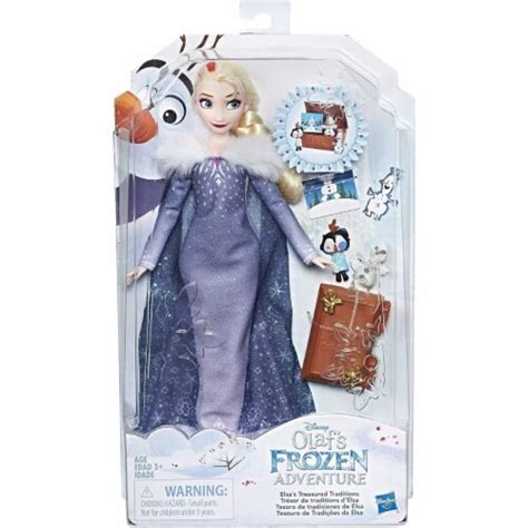Disney Olaf S Frozen Adventure Elsa Play Doll Treasured Traditions Accessories Hasbro Unit
