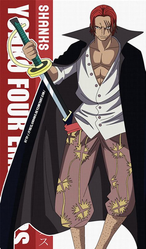 One Piece Wallpapers Mobile Yonko Shanks By Fadil089665 On