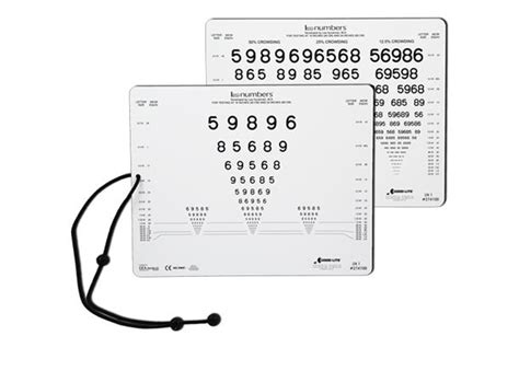 Lea Numbers Intermediate Vision Card Medicvision As