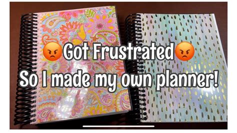 I Made My Own Daily Planner | DIY | Got Frustrated SO I made my own