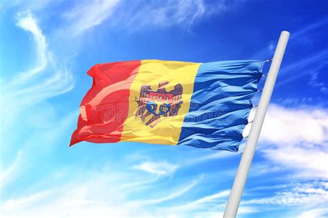 The moldova flag it i the national flag of thi republic of eatern europe. The Moldavian flag stock photo. Image of travel, gagauzia ...