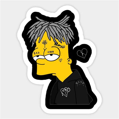Sad Bart Bart Simpson Sticker Teepublic