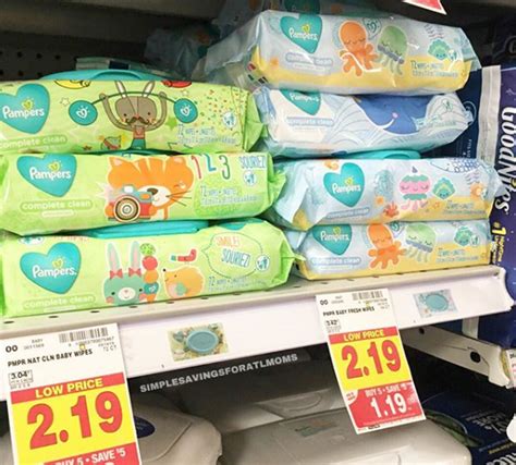 0 69 Pampers Wipes Pack At Kroger