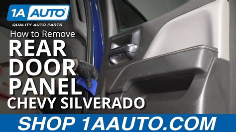 How To Remove Rear Door Panel 2014 19 Chevy Silverado 1a Auto