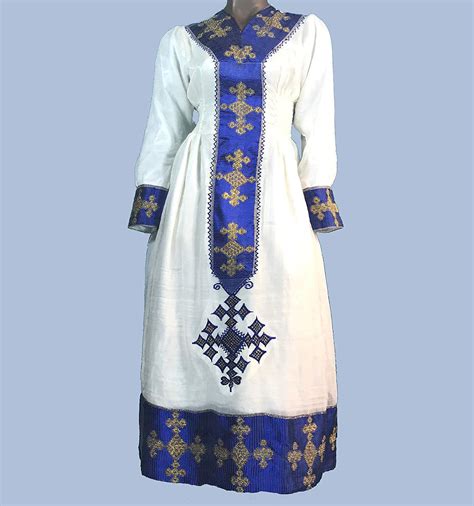 Ethiopian Dress Traditional Hand Made New Womens Clothing Habesha