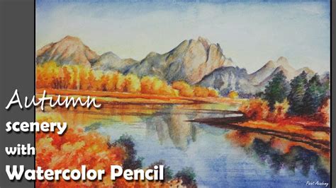 Watercolor Pencil Landscape At Explore Collection