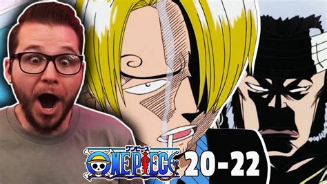 Sanji 👨‍🍳 One Piece Episode 20 22 Reaction W Diana Youtube