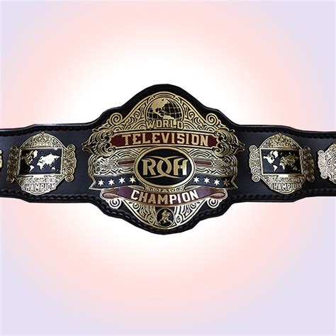 Ring Of Honor Roh Brand New World Television Championship Etsy Uk