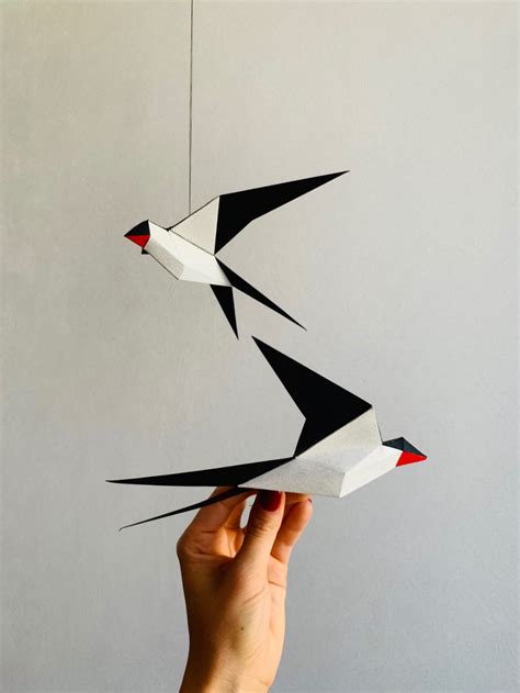 Origami Birds Flying Yanekweronika