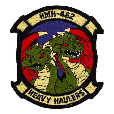Marine Heavy Helicopter Training Squadron Hmh 462 Patch With Hook