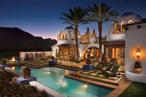 Beautiful Spanish Hacienda In La Quinta Ca Hacienda Style Homes