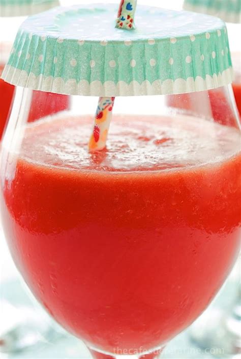 Watermelon Slushies Recipe Slushies Refreshing Desserts