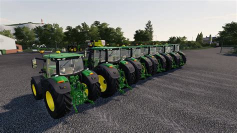 John Deere 6r Tractor Pack V10 Fs 19 Farming Simulator 2022 19 Mod
