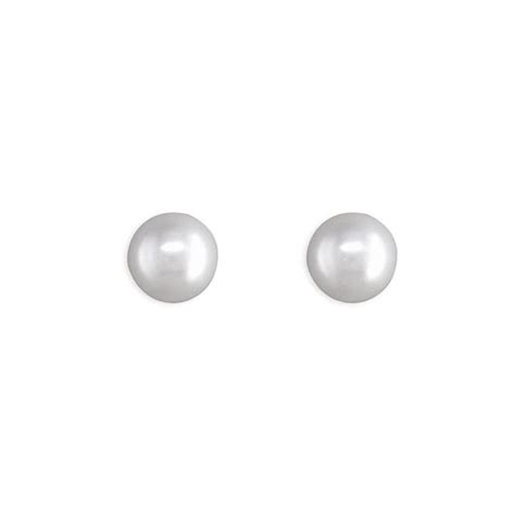 Sterling Silver Pearl Stud Earrings Jewellery From Adams Jewellers