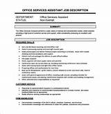 Office Services Manager Job Description Pictures