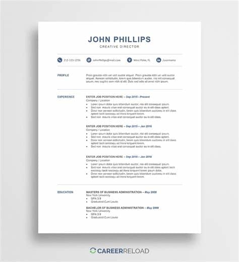 Uses and purposes of a resume. Download Free Resume Templates - Free Resources for Job ...