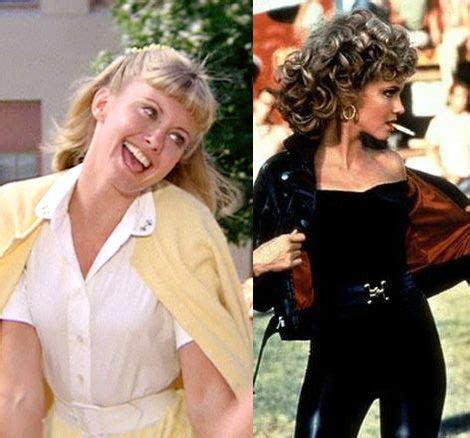 Best Movie Makeovers Olivia Newton John Grease Sandy Grease Grease