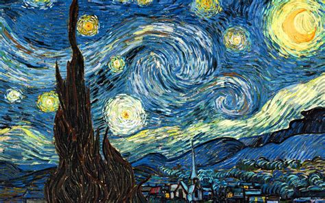 I have done another landscape with olive trees, and a new study of the 'starry sky'. Vincent Van Gogh the Starry Night Desktop Wallpapers - Top ...