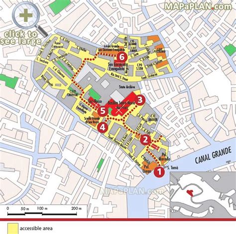 Venice Maps Top Tourist Attractions Free Printable City Street Map