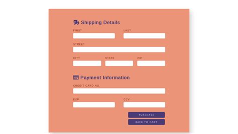 Css Checkout Forms