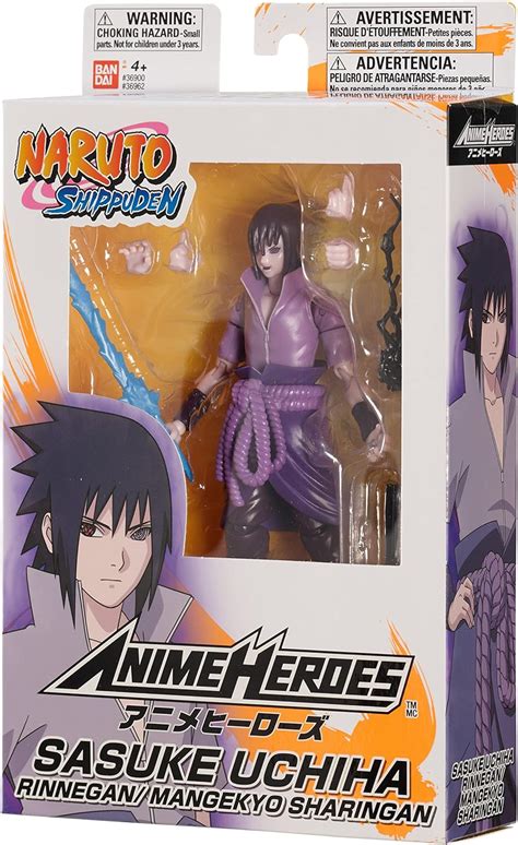 Buy Anime Heroes Naruto Uchiha Sasuke Rinnegan Mangekyo Sharingan Action Figure Online At