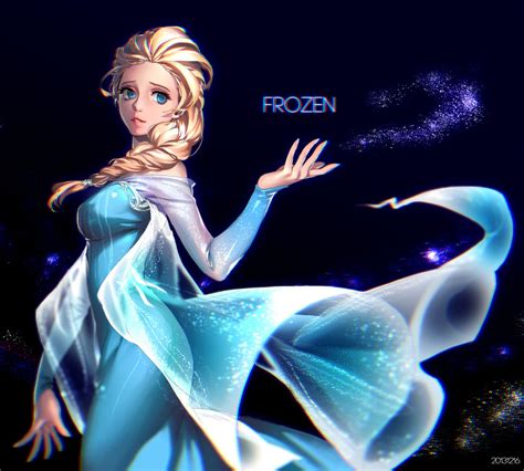 Safebooru 1girl Blonde Hair Blue Eyes Braid Dress Elsa Frozen