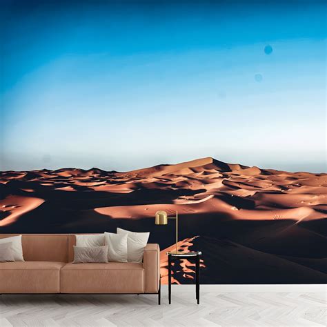 Photography Desert Mural Environment Friendly Wallpaper For Home Decor