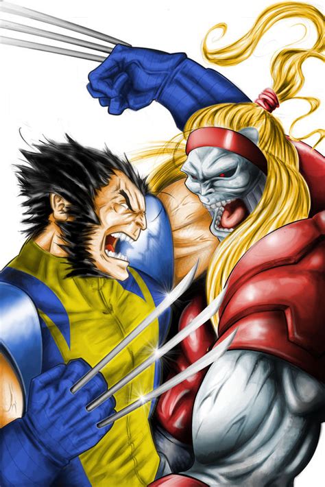 Omega Red Vs Wolverine Color By Vctr C On Deviantart