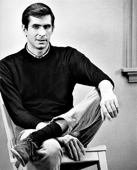 20 Black And White Photos Of Anthony Perkins As Norman Bates In Alfred