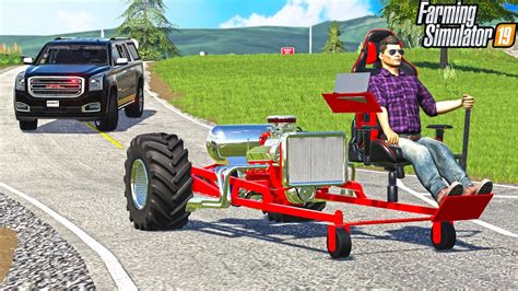 Pulled Over Going 400 Mph Gaming Chair Hot Rod Farming Simulator