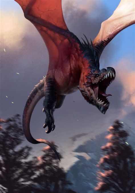 Pin By Audrey Roberts On Drakar Fantasy Monster Dragon Artwork