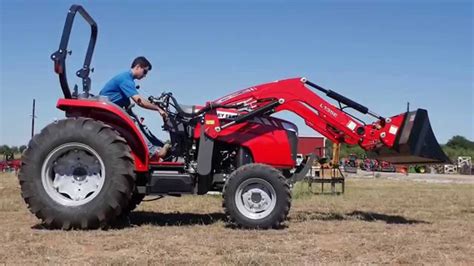Massey Ferguson 2706e Tractor With Loader Hd Demo Video Youtube