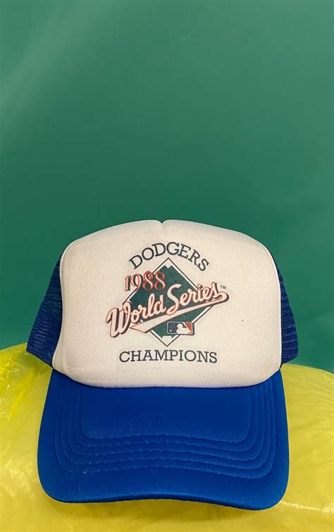 1988 Dodgers World Series Hat Etsy