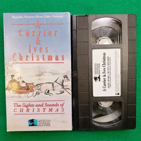A Currier And Ives Christmas Vhs Tape 1988 The Sights And Sounds Of