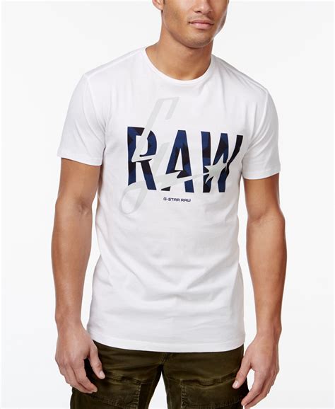 G Star Raw Logo T Shirt T Shirts Men Macys Tshirt Logo Mens
