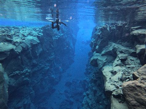 Silfra Fissure Apnea Freedive Dive Between The Continents