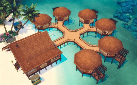 Thalania Sulani Bay Spa Resort Sims4 Sims 4 House Design Sims